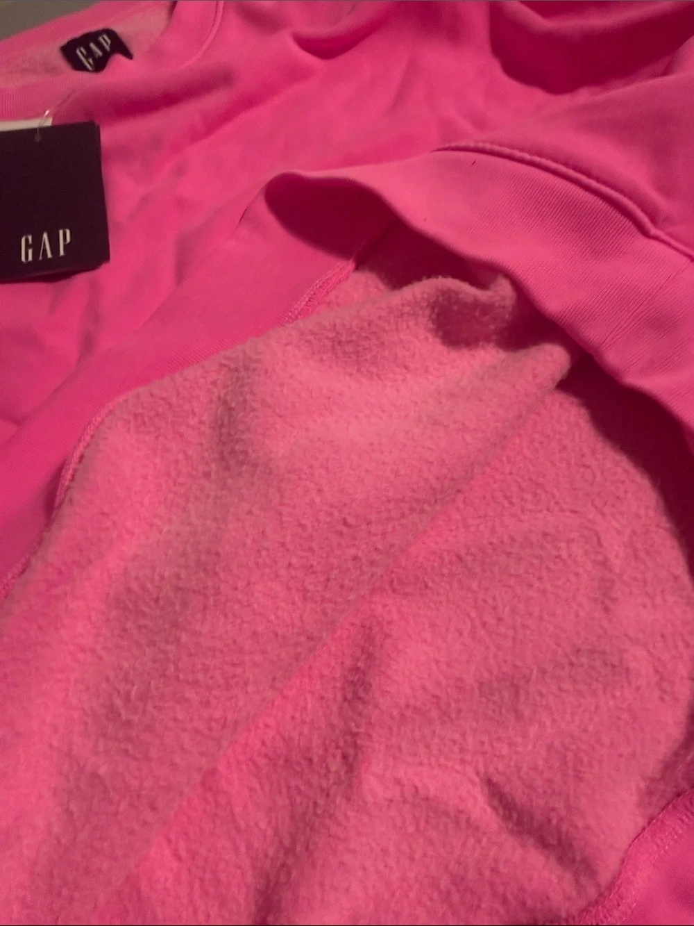 GAP Hot Pink Crewneck Sweatshirt - Picture 4 of 4